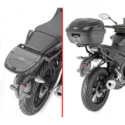 GIVI SR2166 STELAŻ KUFRA CENTRALNEGO MONOLOCK (BEZ PŁYTY) - YAMAHA MT 125 (20 > 23)