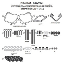 KAPPA KLO6422CAM STELAŻ KUFRÓW BOCZNYCH ONE-FIT CAM - TRIUMPH Tiger 1200 GT (22)