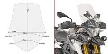 GIVI D5126ST SZYBA PRZEZROCZYSTA 47 x 37 cm (H x W) - BMW G 310 GS (17 > 23)