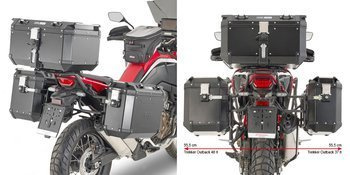 KAPPA KLO1179CAM STELAŻ KUFRÓW BOCZNYCH MONOKEY- HONDA CRF1100L Africa Twin (20 > 21)
