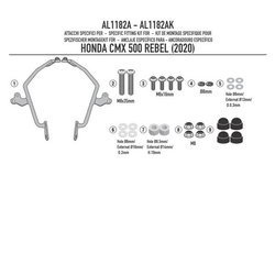 GIVI AL1182A MOCOWANIE SZYBY HONDA CMX 500 REBEL (20 > 22)