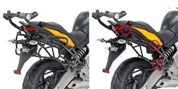 GIVI PLXR450 STELAŻ KUFRÓW BOCZNYCH V35 / K33 - KAWASAKI VERSYS 650 (10 - 14)