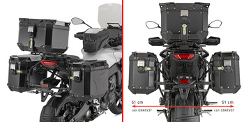 GIVI PLO2171CAM STELAŻ KUFRÓW BOCZNYCH OUTBACK YAMAHA tracer 9 /gt gt+