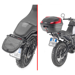 GIVI SR7600 STELAŻ KUFRA CENTRALNEGO MONOLOCK (BEZ PŁYTY) - ZONTES 125 G1 (21 > 22)