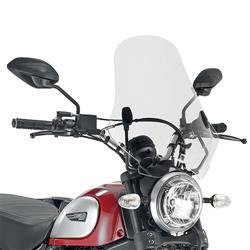 KAPPA 7407AK SZYBA PRZEZROCZYSTA (48H X 43,5W) / POTREZEBA A7407A - DUCATI SCRAMBLER 400 / 800 (15 > 22)