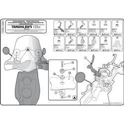 GIVI A288A MOCOWANIE SZYBY 288A YAMAHA BW'S 125 (10 > 16)