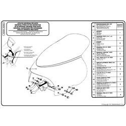 GIVI A240A MOCOWANIE SZYBY 240A NAKED BIKE