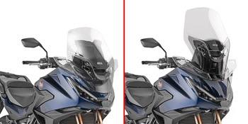 GIVI D1214ST SZYBA HONDA NT 1100 '25, 60 X 49 CM PRZEZROCZYSTA