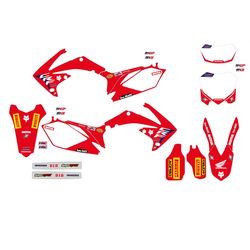 BLACKBIRD KOMPLET NAKLEJEK (OKLEIN) HONDA CRF 250R '10-'13, CRF 450R '09-'12 REPLICA TEAM HRC 24