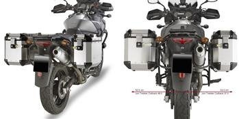 GIVI (WYCOFANY) PL532CAM STELAŻ KUFRÓW BOCZNYCH OUTBACK - SUZUKI DL 650 V-STROM (04 - 11)