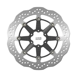 NG TARCZA HAMULCOWA PRZÓD BMW HP4 1000 '11-'17, MOTO GUZZI AUDACE 1400 '15-'20, CALIFORNIA 1400 '13-'20, ELDORADO 1400 '15-'20, MGX-21 1400 '15-'20 (320X64X5MM) (6X8,50MM) WAVE PŁYWAJĄCA (ŚRODEK ALUMINIOWY)