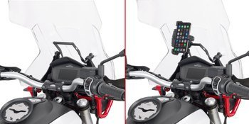 GIVI FB8203 RAMKA / WSPORNIK GPS SMARTPHONE - MOTO GUZZI V85 TT (19>21)