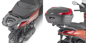 GIVI SR5616 STELAŻ KUFRA CENTRALNEGO  MONOLOCK (BEZ PŁYTY) -  PIAGGIO BEVERLY 300 HPE (21 > 23)