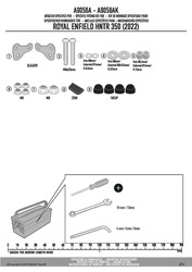 GIVI A9056A MOCOWANIE SZYBY A201, A210 ROYAL ENFIELD HNTR 350 (22 > 23)