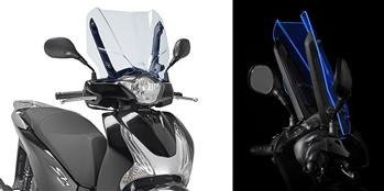 GIVI D1128BL SZYBA ICE BLUE 36,5 x 45 cm (H x W) HONDA SH 125i-150i ABS (12 > 16)