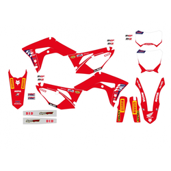 BLACKBIRD KOMPLET NAKLEJEK (OKLEIN) HONDA CRF 250R '18-'21, CRF 450R '17-'21, CRF 450X '17-'24 HONDA REPLICA TEAM HRC 24