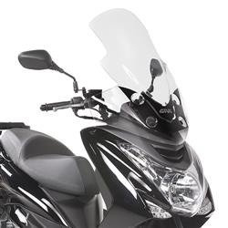 GIVI 2121DT SZYBA PRZEZROCZYSTA (70,5 H X 50 W) / POTRZEBNY D2121KIT - YAMAHA MAJESTY S125 (14-17)