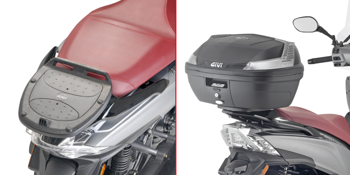 GIVI SR6113 STELAŻ KUFRA CENTRALNEGO  MONOLOCK (BEZ PŁYTY) - KYMCO PEOPLE S 300 (19 > 20)