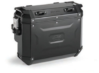 KAPPA KUFER BOCZNY 33L MONOKEY CAM SIDE KVGS33B K'VOYAGER ALUMINIOWY PRAWY KOLOR CZARNY ANODOWANY - WCIĘTY