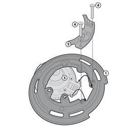KAPPA BF22 MOCOWANIE TANKLOCK BMW S1000 / R1200