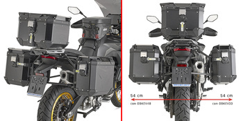KAPPA KLO9260CAM STELAŻ KUFRÓW BOCZNYCH ONE-FIT CAM - VOGE valico 900 dsx (24)