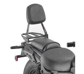 KAPPA KTS4134C OPARCIE PASAŻERA Z BAGAŻNIKIEM (SISIBAR) KAWASAKI ELIMINATOR 500 '24-, CZARNY