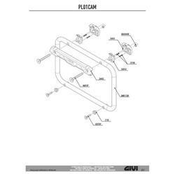 GIVI PL01CAM MOCOWANIE BOCZNE PL OUTBACK