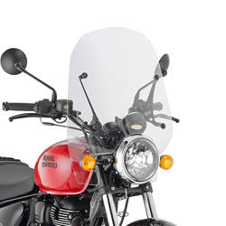 GIVI 9053A SZYBA PRZEZROCZYSTA 45 x 51 cm (H x W) / POTRZEBA A9053A - ROYAL ENFIELD Meteor 350 (21 > 24)
