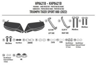 KAPPA KHP6421B DODATKOWE HANDBARY - TRIUMPH - Tiger Sport 660 (22)
