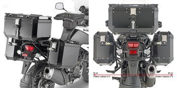 GIVI PLO3117CAM STELAŻ KUFRÓW BOCZNYCH OUTBACK- SUZUKI V-STROM 1050 (20)