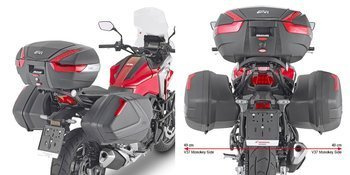 GIVI PLX1192 STELAŻ KUFRÓW BOCZNYCH V37 / V35 - HONDA NC750X (21 > 23)