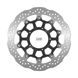 NG TARCZA HAMULCOWA PRZÓD HONDA VFR 1200 '10-'17 (320X94X5MM) (5X6,25MM) WAVE PŁYWAJĄCA (ŚRODEK ALUMINIOWY)