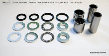 BEARING WORX ZESTAW NAPRAWCZY WAHACZA HONDA CRF 250R 14-17, CRF 450R 13-16 (28-1206)