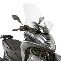 GIVI 2120DT SZYBA PRZEZROCZYSTA (74H X 63 W) / POTRZEBNY D2120KIT - YAMAHA TRICITY 125 (14 > 22)