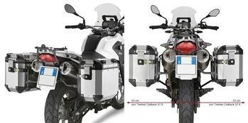 GIVI PL5101CAM STELAŻ KUFRÓW BOCZNYCH OUTBACK - BMW G 650 GS (11 - 17)
