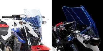 GIVI A1159BL SZYBA TYPU 'ICE BLUE' 28 x 36,5 cm (H x W) HONDA CB 650F (17 > 18)