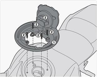 GIVI BF28 MOCOWANIE TANKLOCK KAWASAKI Z650