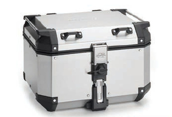 KAPPA KUFER CENTRALNY 48L MONOKEY KVG480A K'VOYAGER ALUMINIOWY SREBRNY