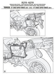 GIVI PL2119 STELAŻ KUFRÓW BOCZNYCH MONOKEY - YAMAHA XT1200 Z/E SUPER TENERE (10 - 20)