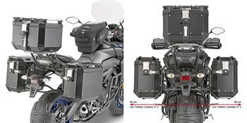 GIVI PL2139CAM STELAŻ KUFRÓW BOCZNYCH OUTBACK - YAMAHA TRACER 900 / TRACER 900 GT (18 > 20)