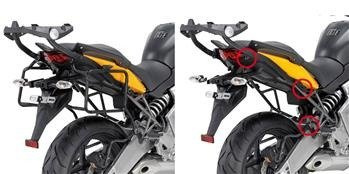 GIVI PLR450 STELAŻ KUFRÓW BOCZNYCH MONOKEY - KAWASAKI VERSYS 650 (10 - 14)