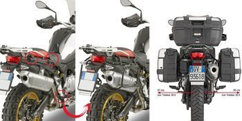 GIVI PLR5127 STELAŻ KUFRÓW BOCZNYCH MONOKEY - BMW F 750 / 850 GS / F 750 GS (18 >21)