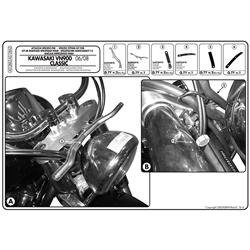 GIVI AS128A2Â  MOCOWANIE SZYBY A37N KAWASAKI VN 900 Vulcan (06 > 18)