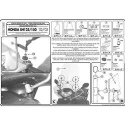 KAPPA A186AK MOCOWANIE SZYBY 186AK HONDA SH 125-150 (01 > 04)