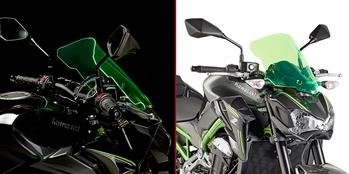 GIVI A4118GR SZYBA TYPU "LIME" 37 x 32 cm (H x W) - KAWASAKI Z 900 (17 > 19)