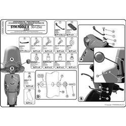 KAPPA MOCOWANIE SZYBY 293A SYM Fiddle II III 50-125 (09 > 19)