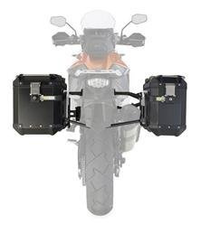 GIVI OBK4837BPACK2 KUFRY BOCZNE TREKKER OUTBACK ALU BLACK (OBKN48BL + OBKN37BR)