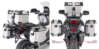 KAPPA KLO1188CAM STELAŻ KUFRÓW BOCZNYCH ONE-FIT CAM - HONDA X-ADV 750 (21 >22)