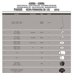 KAPPA A5608AK MOCOWANIE SZYBY 5608A PIAGGIO VESPA PRIMAVERA 50-125-150 (14 > 22)