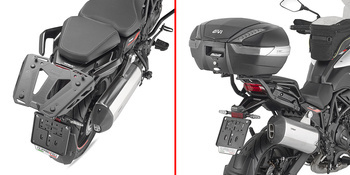 GIVI SR8719 STELAŻ KUFRA CENTRALNEGO (BEZ PŁYTY) - BENELLI TRK702 / TRK702 X (23 > 24)